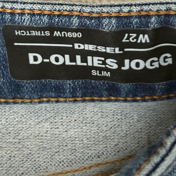 Diesel Blue Distressed Women Jeans, Size 27 - Picture 3 of 6